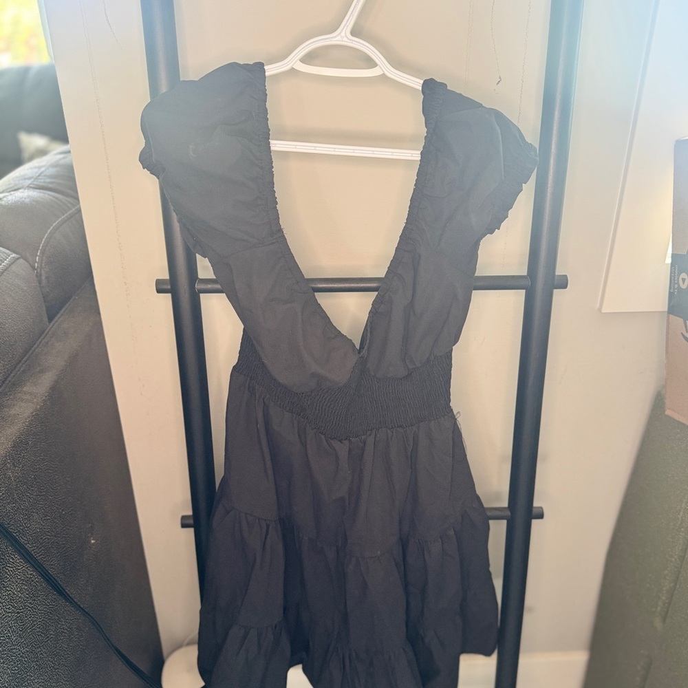 Ardene Black Ruffled Dress